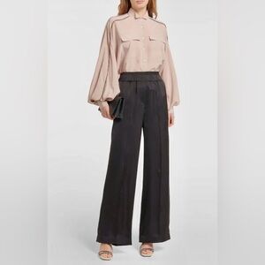 BRUNELLO CUCINELLI Wide-Leg Satin Pants